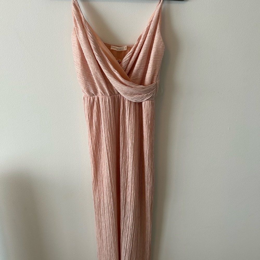 Lush Strapless Blush Dress